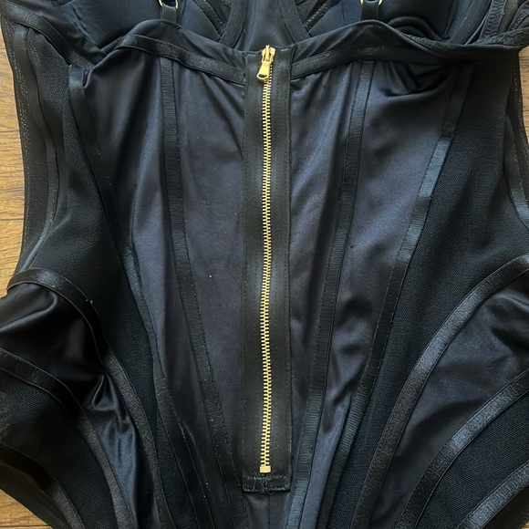 Dolce and Gabbana body suit black silk - Picture 6 of 9